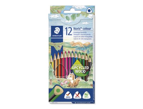 Lpis de cor staedtler noris club caixa de 12 cores slim , Staedtler , 33948 , 4007817037218